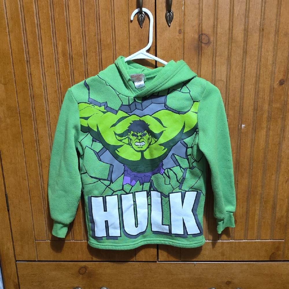 Marvel Hulk Green Kids Hoodie